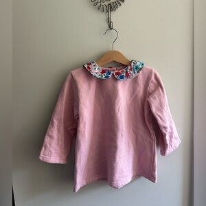 Grace and James Floral Peterpan Collar Sweatshirt